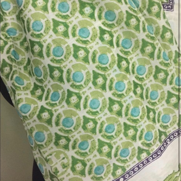 Tory Burch Spring Fashion Botanical Scarf Shawl - Picture 5 of 6